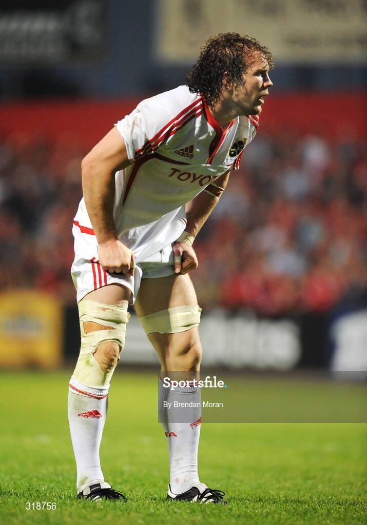 29 August 2008; John O'Sullivan, Munster. Pre-Season Friendly - Munster v London Irish, Musgrave Park, Cork. Picture credit: Brendan Moran / SPORTSFILE