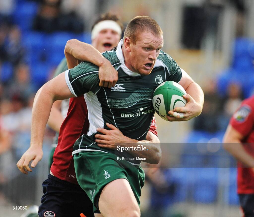 30 August 2008; Stephen Keogh, Leinster. Pre-season friendly, Queensland Reds v Leinster, Donnybrook Stadium, Donnybrook, Dublin. Picture credit: Brendan Moran / SPORTSFILE
