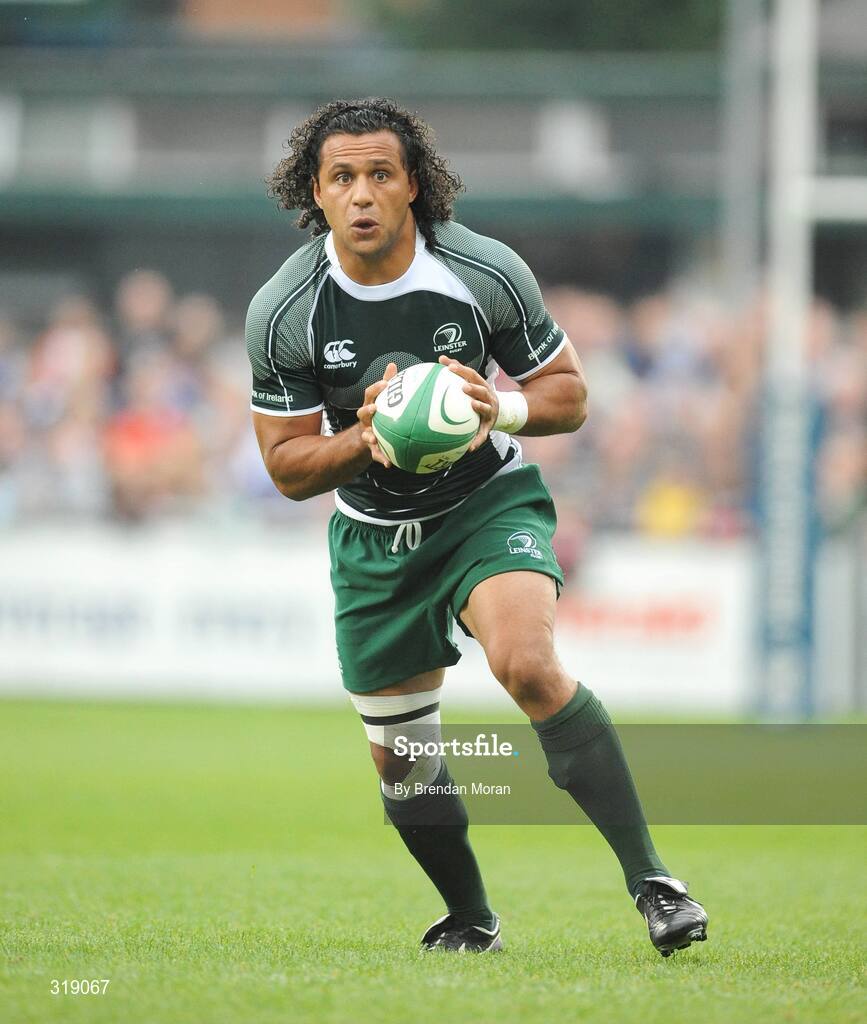 30 August 2008; Isa Nacewa, Leinster. Pre-season friendly, Queensland Reds v Leinster, Donnybrook Stadium, Donnybrook, Dublin. Picture credit: Brendan Moran / SPORTSFILE