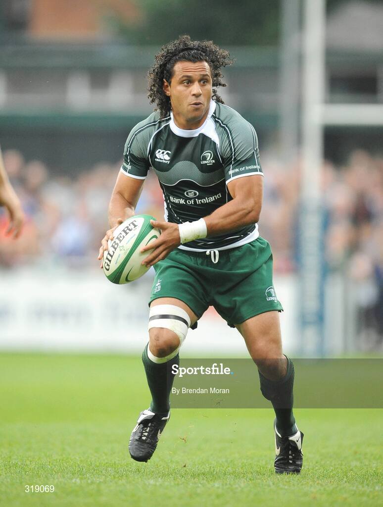 30 August 2008; Isa Nacewa, Leinster. Pre-season friendly, Queensland Reds v Leinster, Donnybrook Stadium, Donnybrook, Dublin. Picture credit: Brendan Moran / SPORTSFILE