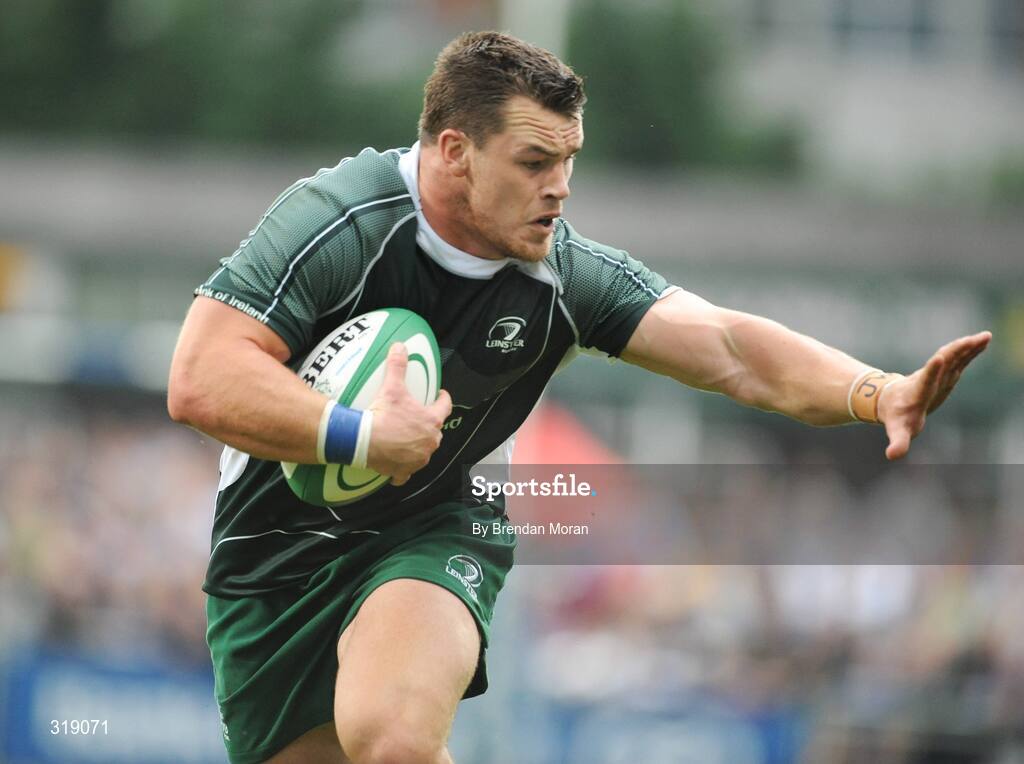 30 August 2008; Cian Healy, Leinster. Pre-season friendly, Queensland Reds v Leinster, Donnybrook Stadium, Donnybrook, Dublin. Picture credit: Brendan Moran / SPORTSFILE