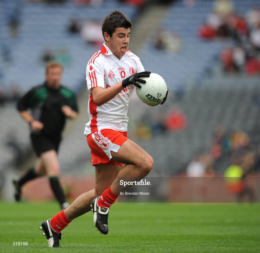 31 August 2008; Ciaran Gervin, Tyrone. ESB GAA Football All-Ireland Minor Championship Semi-Final, Meath v Tyrone, Croke Park, Dublin. Picture credit: Brendan Moran / SPORTSFILE
