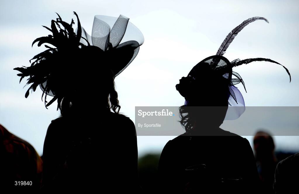 7 September 2008; A general view of some of the hats on display at the races. Horse Racing, Leopardstown, Dublin. Photo by Sportsfile