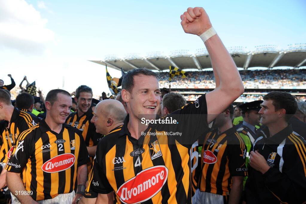 7 September 2008; Jackie Tyrrell, Kilkenny, after his side's victory over Waterford. GAA Hurling All-Ireland Senior Championship Final, Kilkenny v Waterford, Croke Park, Dublin. Picture credit: Stephen McCarthy / SPORTSFILE