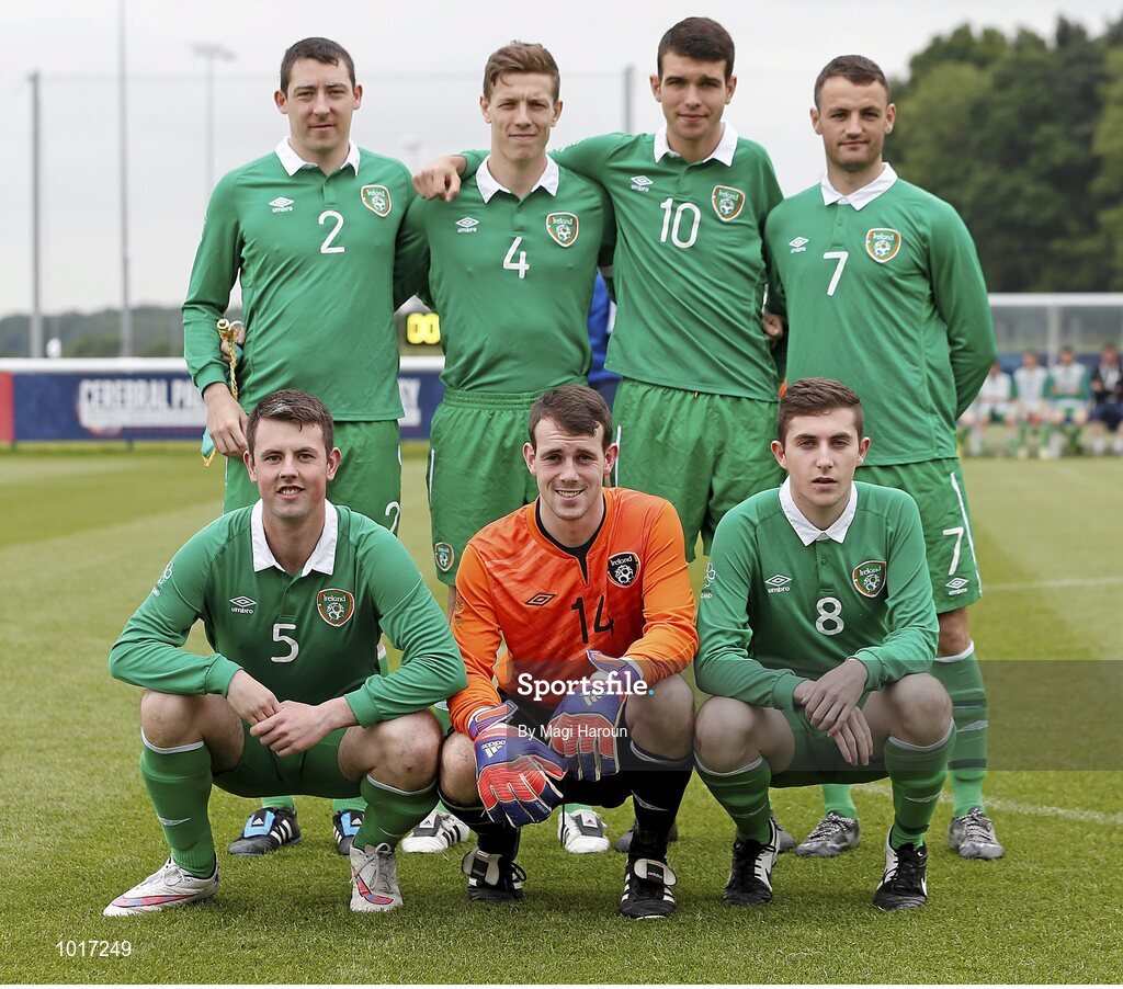 26 June 2015; The Ireland team. This tournament is the only chance the Irish team have to secure a precious qualifying spot for the 2016 Rio Paralympic Games. 2015 CP Football World Championships, Ireland v Argentina, St. George’s Park, Tatenhill, Burton-upon-Trent, Staffordshire, England. Picture credit: Magi Haroun / SPORTSFILE