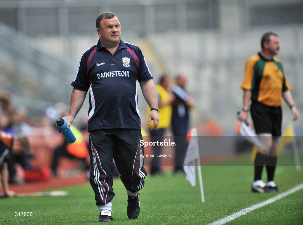 17 August 2008; Galway manager Mattie Murphy. ESB GAA Hurling All-Ireland Minor Championship Semi-Final, Cork v Galway, Croke Park, Dublin. Picture credit: Brian Lawless / SPORTSFILE