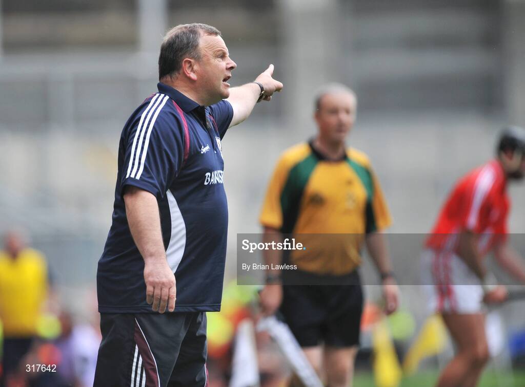 17 August 2008; Galway manager Mattie Murphy. ESB GAA Hurling All-Ireland Minor Championship Semi-Final, Cork v Galway, Croke Park, Dublin. Picture credit: Brian Lawless / SPORTSFILE