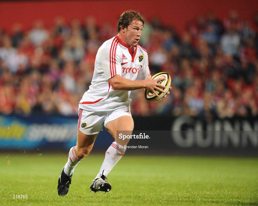 29 August 2008; Jerry Flannery, Munster. Pre-Season Friendly - Munster v London Irish, Musgrave Park, Cork. Picture credit: Brendan Moran / SPORTSFILE