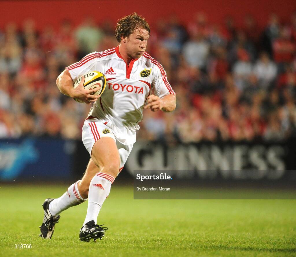 29 August 2008; Jerry Flannery, Munster. Pre-Season Friendly - Munster v London Irish, Musgrave Park, Cork. Picture credit: Brendan Moran / SPORTSFILE