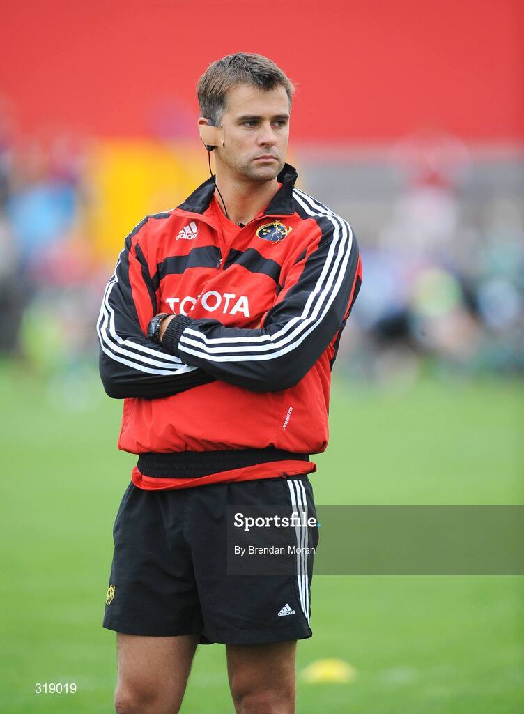 29 August 2008; Anthony Coole, team physio, Munster. Pre-Season Friendly - Munster v London Irish, Musgrave Park, Cork. Picture credit: Brendan Moran / SPORTSFILE