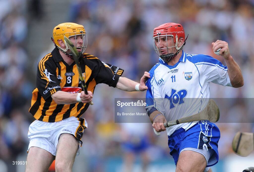 7 September 2008; Seamus Prendergast, Waterford, in action against James 'Cha' Fitzpatrick, Kilkenny. GAA Hurling All-Ireland Senior Championship Final, Kilkenny v Waterford, Croke Park, Dublin. Picture credit: Brendan Moran / SPORTSFILE