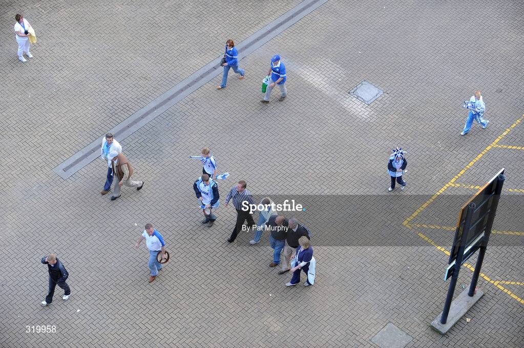 7 September 2008; Waterford supporters leave Croke Park before the end of the game. GAA Hurling All-Ireland Senior Championship Final, Kilkenny v Waterford, Croke Park, Dublin. Picture credit: Pat Murphy / SPORTSFILE