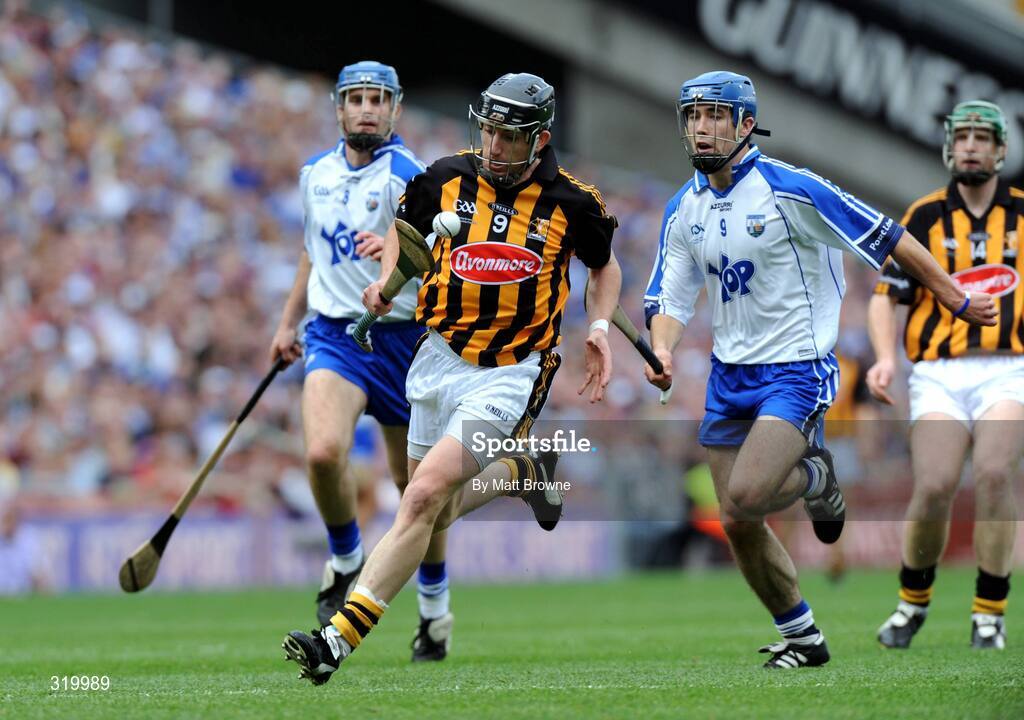 7 September 2008; Derek Lyng, Kilkenny, in action against Jamie Nagle, Waterford. GAA Hurling All-Ireland Senior Championship Final, Kilkenny v Waterford, Croke Park, Dublin. Picture credit: Matt Browne / SPORTSFILE