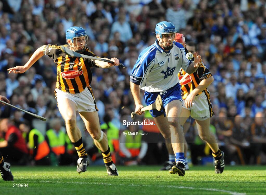 7 September 2008; Michael Walsh, Waterford, in action against Brian Hogan, Kilkenny. GAA Hurling All-Ireland Senior Championship Final, Kilkenny v Waterford, Croke Park, Dublin. Picture credit: Matt Browne / SPORTSFILE