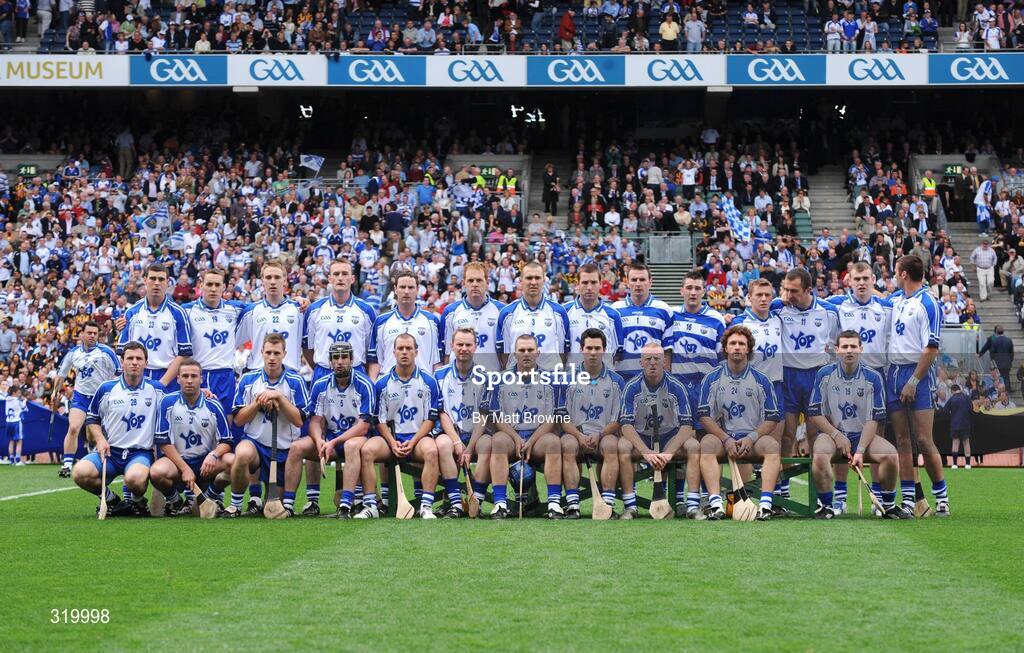 7 September 2008; The Waterford squad. GAA Hurling All-Ireland Senior Championship Final, Kilkenny v Waterford, Croke Park, Dublin. Picture credit: Matt Browne / SPORTSFILE