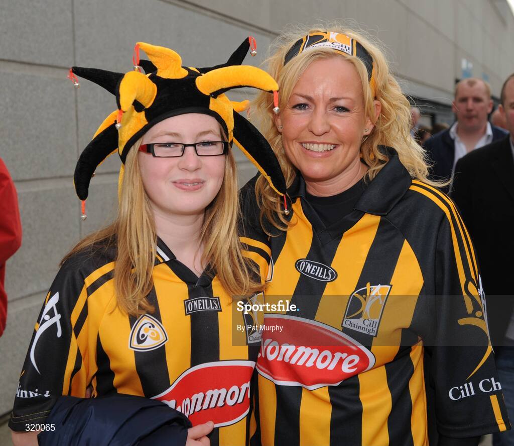 7 September 2008; Kilkenny supporters Kelli Gleeson and her mother Karen at the game. GAA Hurling All-Ireland Senior Championship Final, Kilkenny v Waterford, Croke Park, Dublin. Picture credit: Ray McManus / SPORTSFILE