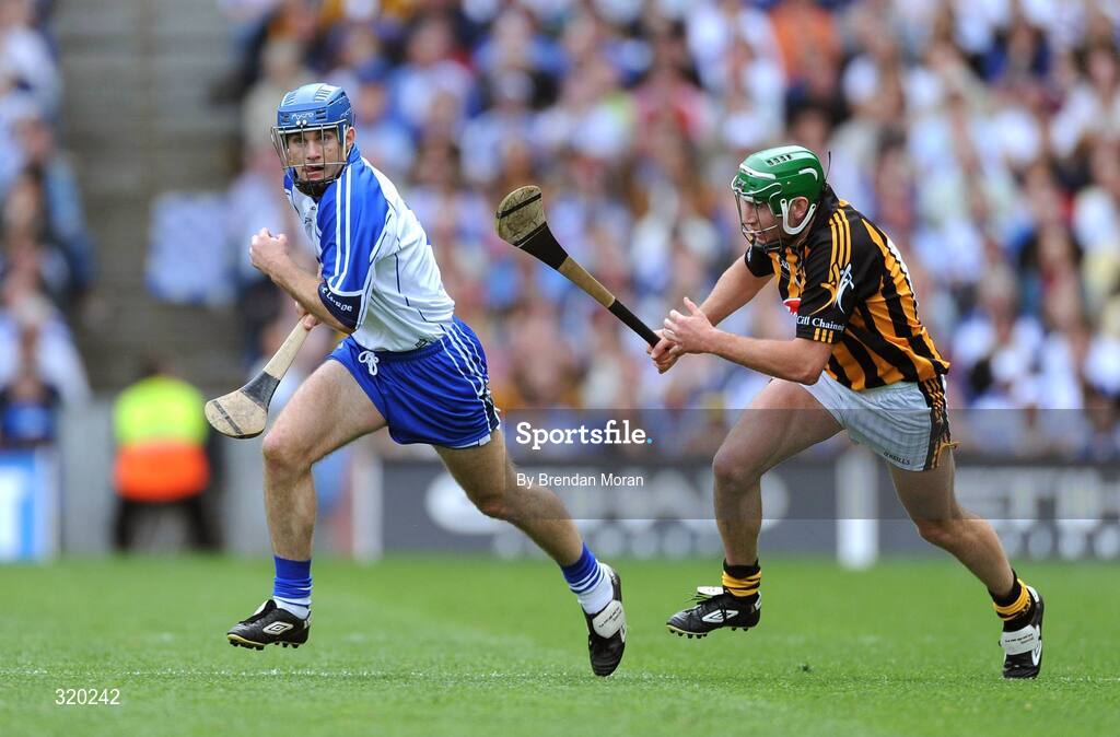7 September 2008; Michael Walsh, Waterford, in action against Eddie Brennan, Kilkenny. GAA Hurling All-Ireland Senior Championship Final, Kilkenny v Waterford, Croke Park, Dublin. Picture credit: Brendan Moran / SPORTSFILE