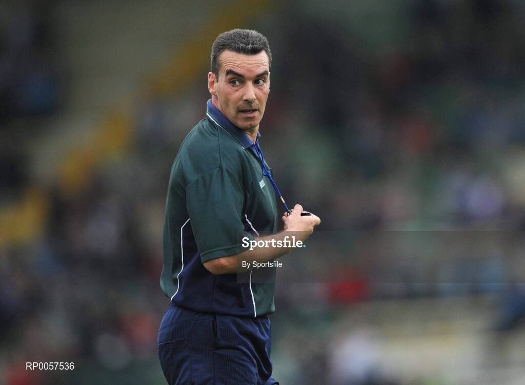 30 August 2008; Referee Keith Tighe. TG4 All-Ireland Ladies Senior Football Championship Semi-Final, Mayo v Monaghan, Pairc Tailteann, Navan. Photo by Sportsfile