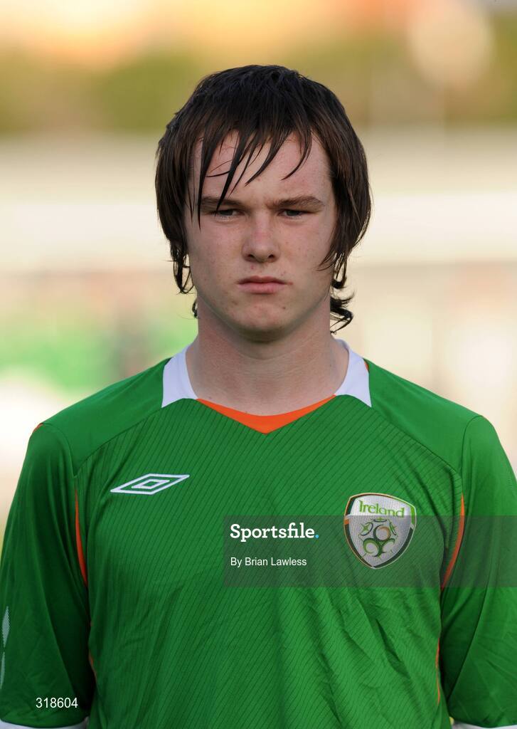 28 August 2008; Republic of Ireland's Michael Barker. Under-16 International Friendly, Republic of Ireland  v Wales, Whitehall, Dublin. Picture credit: Brian Lawless / SPORTSFILE