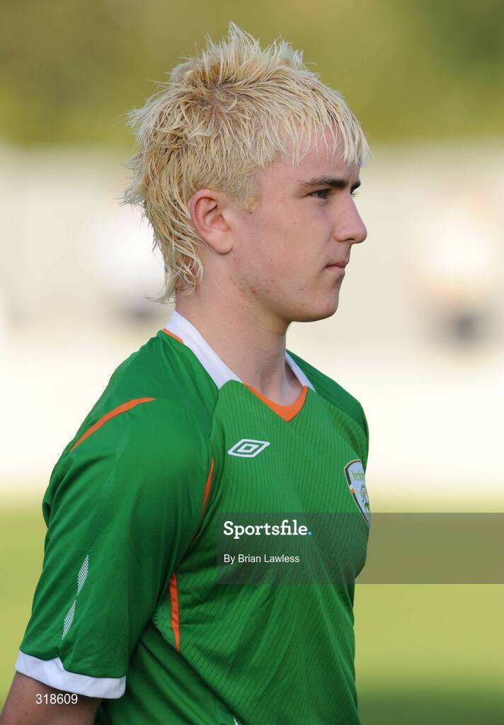 28 August 2008; Republic of Ireland's Robert Maloney. Under-16 International Friendly, Republic of Ireland v Wales, Whitehall, Dublin. Picture credit: Brian Lawless / SPORTSFILE
