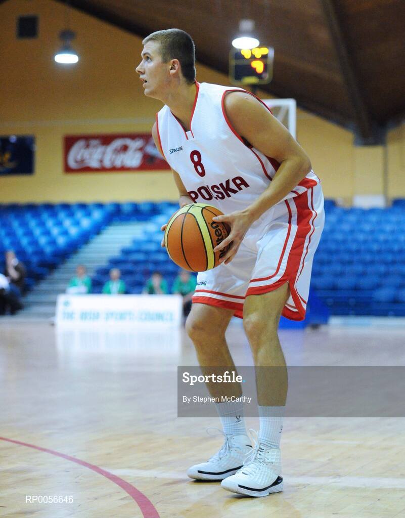 21 August 2008; Przemyslaw Zamojski, Poland. Emerald Hoops Day 1, Poland v Iceland, National Basketball Arena, Tallaght, Co. Dublin. Picture credit: Stephen McCarthy / SPORTSFILE