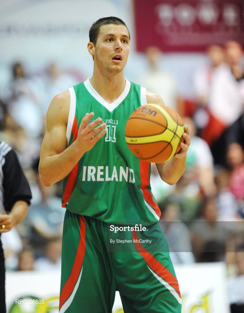 23 August 2008; Donnie McGrath, Ireland. Emerald Hoops Day 3, Ireland v Poland, National Basketball Arena, Tallaght, Co. Dublin. Picture credit: Stephen McCarthy / SPORTSFILE