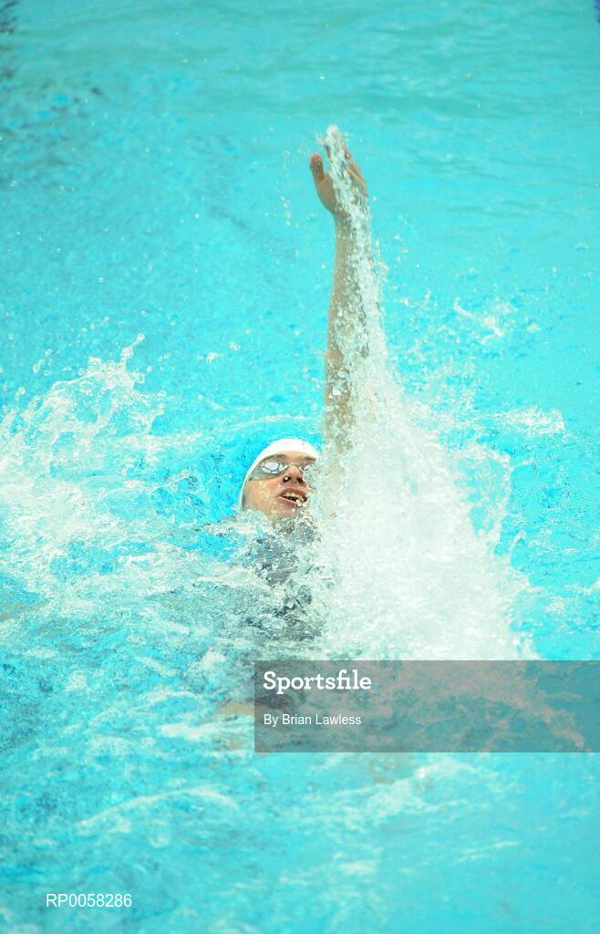 10 September 2008; Ireland's David Malone, from Ballinteer, Dublin, in action during the Men's 100m Backstroke - S8. David finished his heat in a time of 1:16.80. This was to be Malone's last competitive swim at this level as the Dubliner announced his retirement afterwards. Malone, from Ballinteer is one of the greatest Irish Paralympians ever with a career spanning fifteen years at the highest level and three Paralympic medals to his name; silver in Atlanta 1996, gold in Sydney 2000, and bronze in Athens 2004. Beijing Paralympic Games 2008, Men's 100m Backstroke - S8, Heat 2, National Aquatic Centre, Olympic Green, Beijing, China. Picture credit: Brian Lawless / SPORTSFILE