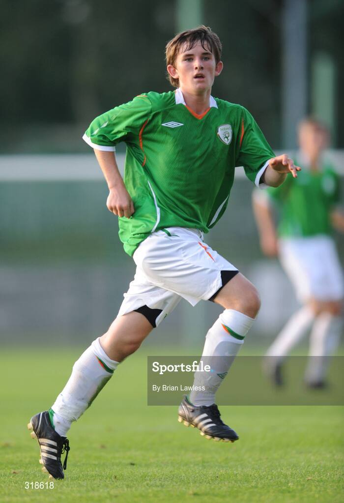 28 August 2008; Republic of Ireland's Daniel McGuinness. Under-16 International Friendly, Republic of Ireland  v Wales, Whitehall, Dublin. Picture credit: Brian Lawless / SPORTSFILE