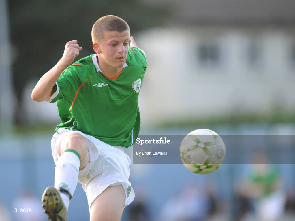 28 August 2008; Republic of Ireland's Daniel Purdy. Under-16 International Friendly, Republic of Ireland  v Wales, Whitehall, Dublin. Picture credit: Brian Lawless / SPORTSFILE