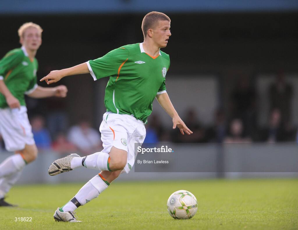 28 August 2008; Republic of Ireland's Daniel Purdy. Under-16 International Friendly, Republic of Ireland  v Wales, Whitehall, Dublin. Picture credit: Brian Lawless / SPORTSFILE