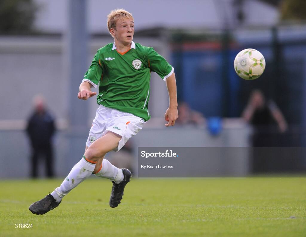 28 August 2008; Republic of Ireland's John Mountney. Under-16 International Friendly, Republic of Ireland  v Wales, Whitehall, Dublin. Picture credit: Brian Lawless / SPORTSFILE