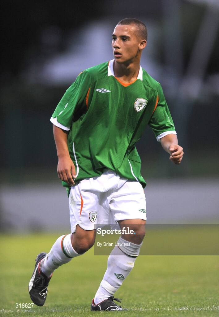 28 August 2008; Republic of Ireland's Ellis Tebbutt. Under-16 International Friendly, Republic of Ireland  v Wales, Whitehall, Dublin. Picture credit: Brian Lawless / SPORTSFILE