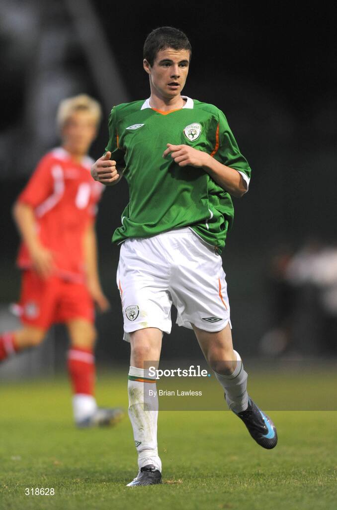 28 August 2008; Republic of Ireland's Anthony Forde. Under-16 International Friendly, Republic of Ireland  v Wales, Whitehall, Dublin. Picture credit: Brian Lawless / SPORTSFILE
