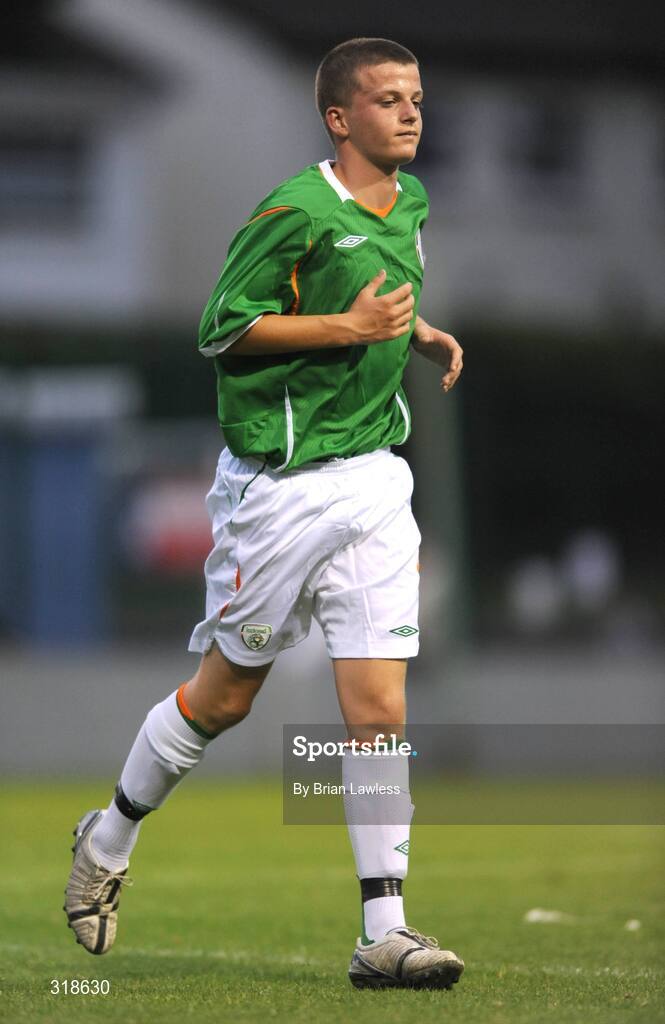 28 August 2008; Republic of Ireland's Daniel Purdy. Under-16 International Friendly, Republic of Ireland  v Wales, Whitehall, Dublin. Picture credit: Brian Lawless / SPORTSFILE
