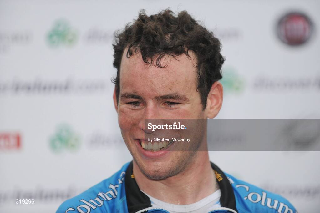 27 August 2008; Mark Cavendish, Team Columbia, after winning the opening stage of the Tour of Ireland. 2008 Tour of Ireland - Stage 1, Dublin - Waterford. Picture credit: Stephen McCarthy / SPORTSFILE