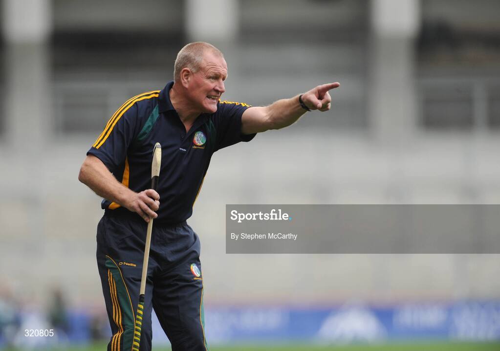 14 September 2008; Offaly manager Joachim Kelly. Gala All-Ireland Junior Camogie Championship Final, Clare v Offaly, Croke Park, Dublin. Picture credit: Stephen McCarthy / SPORTSFILE