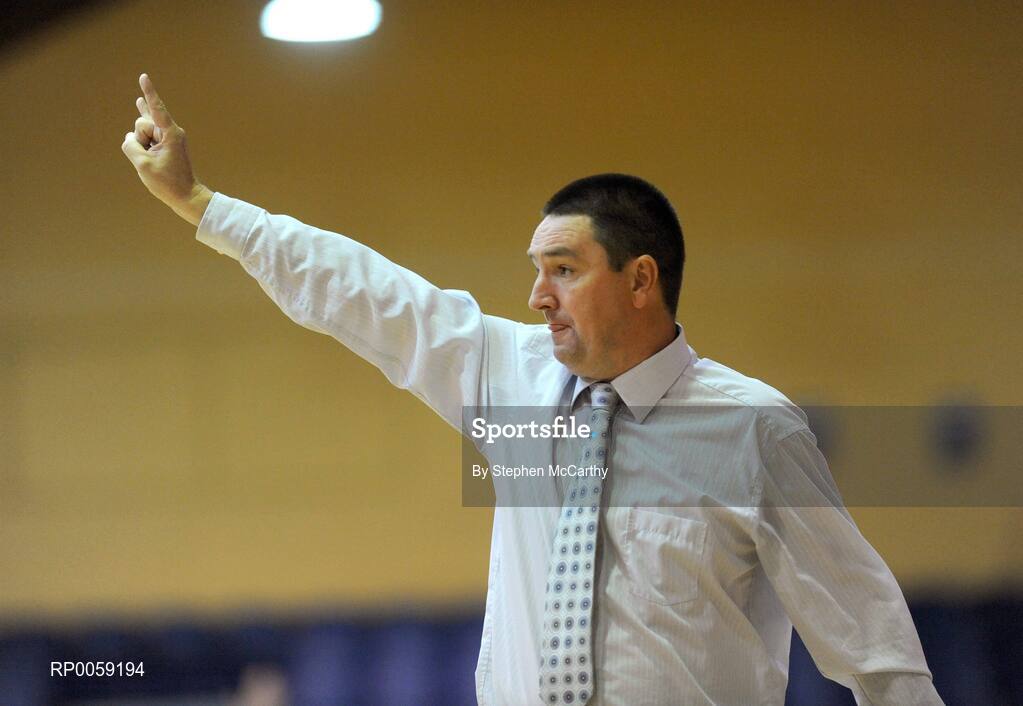 6 September 2008; Ireland head coach Mark Scannell. Senior Women's Basketball European Championship - Division B - Group A - Ireland v Iceland, National Basketball Arena, Tallaght, Dublin. Picture credit: Stephen McCarthy / SPORTSFILE