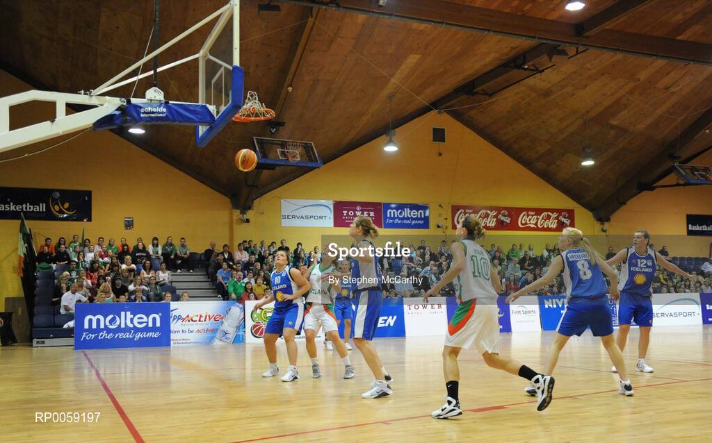 6 September 2008; A general view of the action between Ireland and Iceland. Senior Women's Basketball European Championship - Division B - Group A - Ireland v Iceland, National Basketball Arena, Tallaght, Dublin. Picture credit: Stephen McCarthy / SPORTSFILE