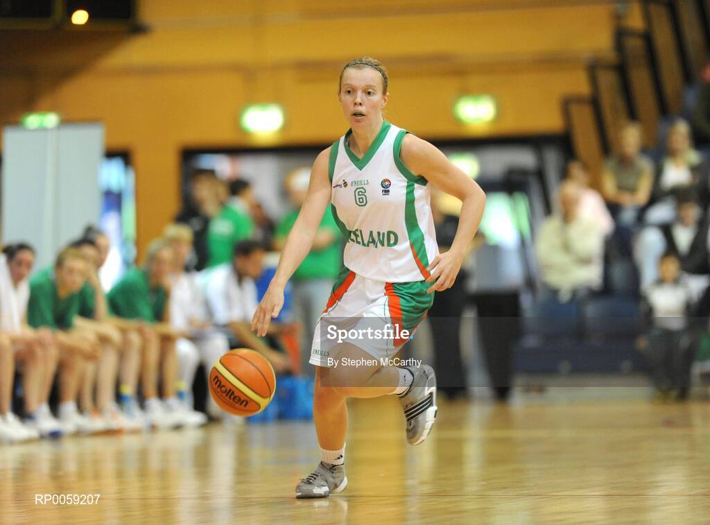 6 September 2008; Rachel Clancy, Ireland. Senior Women's Basketball European Championship - Division B - Group A - Ireland v Iceland, National Basketball Arena, Tallaght, Dublin. Picture credit: Stephen McCarthy / SPORTSFILE