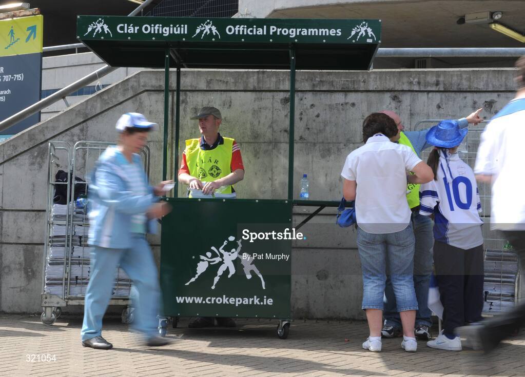 7 September 2008; Programme sellers at Croke Park. GAA Hurling All-Ireland Senior Championship Final, Kilkenny v Waterford, Croke Park, Dublin. Picture credit: Pat Murphy / SPORTSFILE