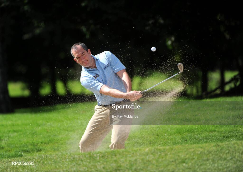 17 September 2008; Colum Egan, Ballycastle Golf Club, plays from a bunker on the sixth hole during the Bulmers Junior Cup Semi-Finals. Bulmers Cups and Shields Finals 2008, Monkstown Golf Club, Parkgarriff, Monkstown, Co. Cork. Picture credit: Ray McManus / SPORTSFILE