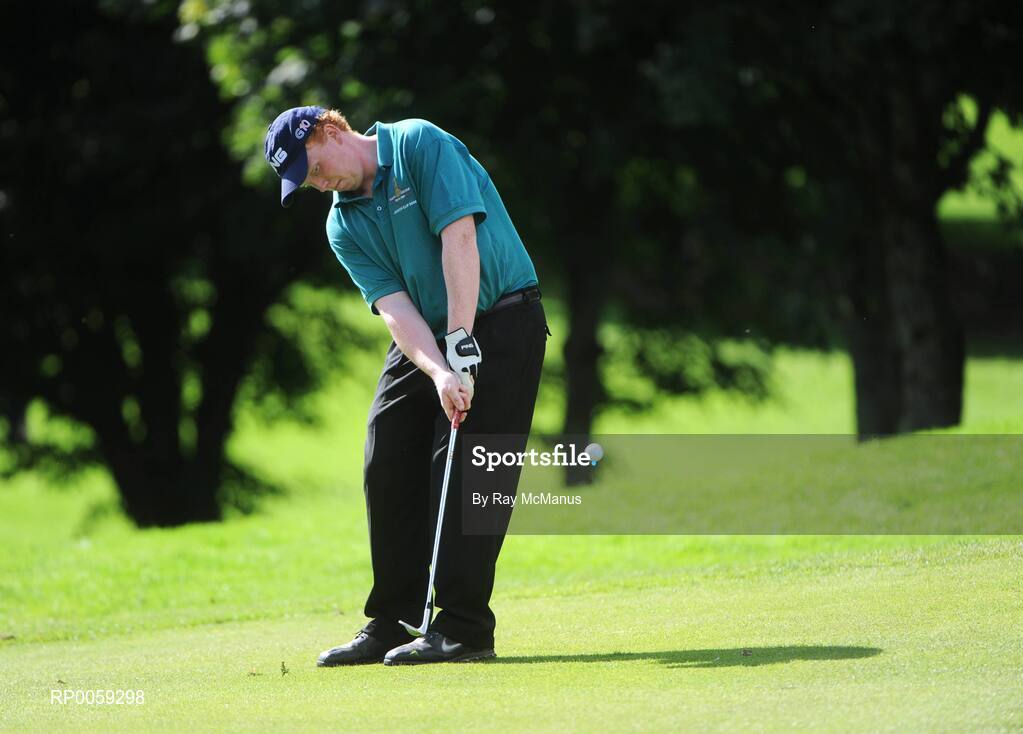 17 September 2008; Pat Howley, Ballina Golf Club, chips on to the sixth green during the Bulmers Junior Cup Semi-Finals. Bulmers Cups and Shields Finals 2008, Monkstown Golf Club, Parkgarriff, Monkstown, Co. Cork. Picture credit: Ray McManus / SPORTSFILE