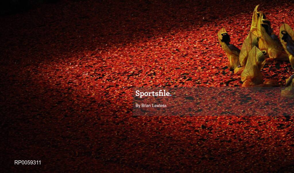 16 September 2008; A general view of the Red Leaves of Fragrant Hill performance during the Closing Ceremony. Beijing Paralympic Games 2008, Closing Ceremony, National Stadium, Olympic Green, Beijing, China. Picture credit: Brian Lawless / SPORTSFILE