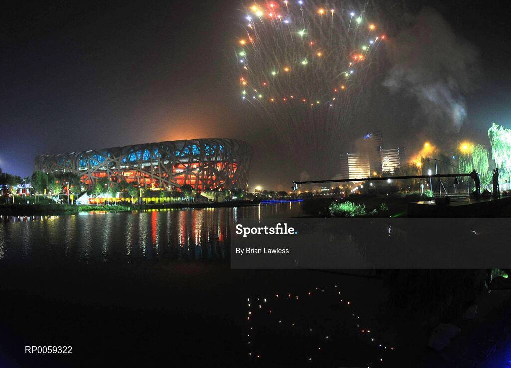 16 September 2008; A general view of the 'Bird's Nest' during the Closing Ceremony. Beijing Paralympic Games 2008, Closing Ceremony, National Stadium, Olympic Green, Beijing, China. Picture credit: Brian Lawless / SPORTSFILE