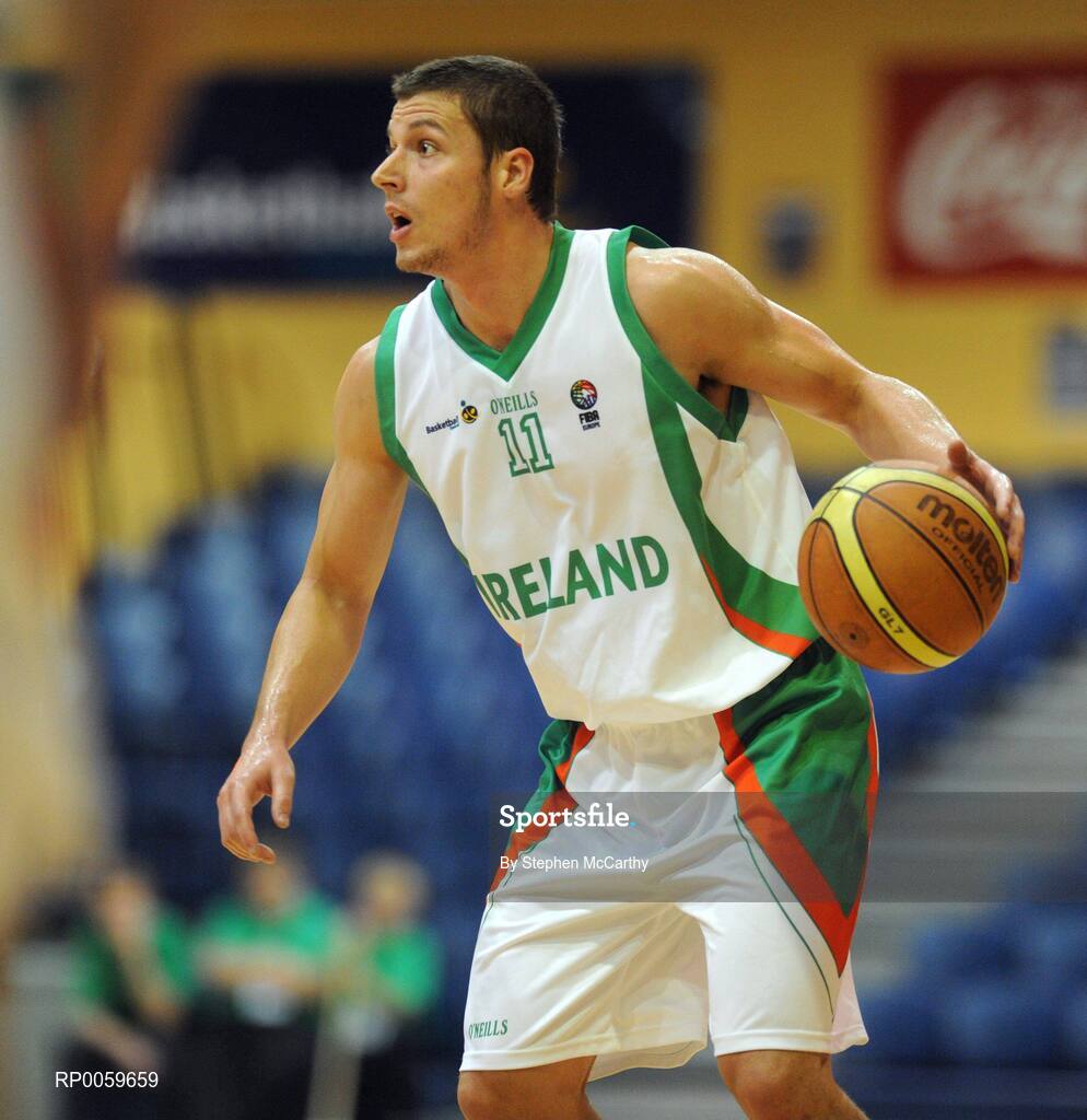 10 September 2008; Donnie McGrath, Ireland. Senior Men's Basketball European Championship - Division B - Group C - Ireland v Georgia, National Basketball Arena, Tallaght, Dublin. Picture credit: Stephen McCarthy / SPORTSFILE