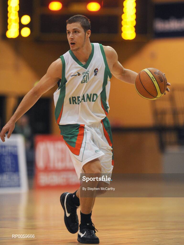10 September 2008; Donnie McGrath, Ireland. Senior Men's Basketball European Championship - Division B - Group C - Ireland v Georgia, National Basketball Arena, Tallaght, Dublin. Picture credit: Stephen McCarthy / SPORTSFILE