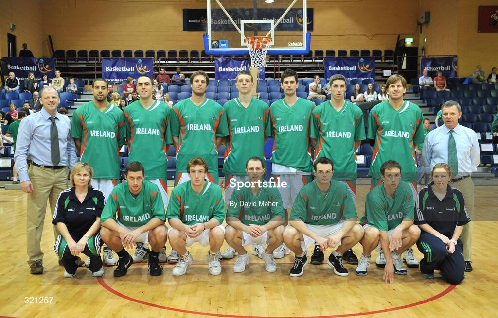 20 September 2008; Team Ireland. Senior Men's Basketball European Championship - Division B - Group C - Ireland v Slovakia, National Basketball Arena, Tallaght, Dublin. Picture credit: David Maher / SPORTSFILE