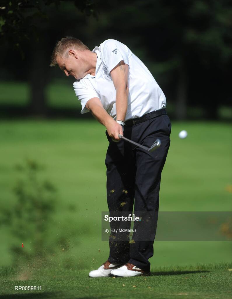 20 September 2008; Paddy Gribben, Warrenpoint Golf Club, drives from the 13 tee box during the Bulmers Senior Cup Final. Bulmers Cups and Shields Finals 2008, Monkstown Golf Club, Parkgarriff, Monkstown, Co. Cork. Picture credit: Ray McManus / SPORTSFILE