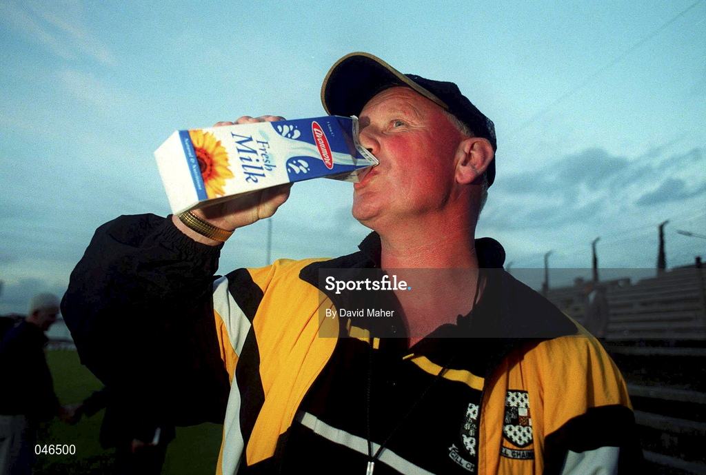 28 August 2000; Manager Brian Cody during Kilkenny Senior Hurling Squad Training and Press Conference at Nowlan Park in Kilkenny. Photo by David Maher/Sportsfile