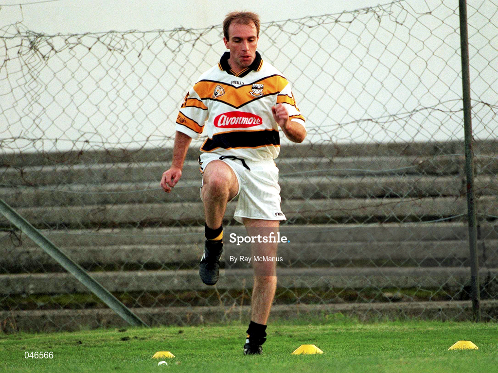 28 August 2000; DJ Carey during Kilkenny Senior Hurling Squad Training and Press Conference at Nowlan Park in Kilkenny. Photo by Ray McManus/Sportsfile